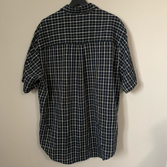 Chaps Ralph Lauren Plaid Short-Sleeve Button-Up - Picture 2 of 5